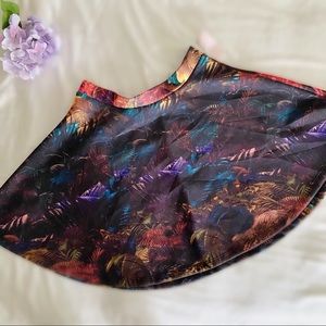 Romeo & Juliet purple combo fern skirt